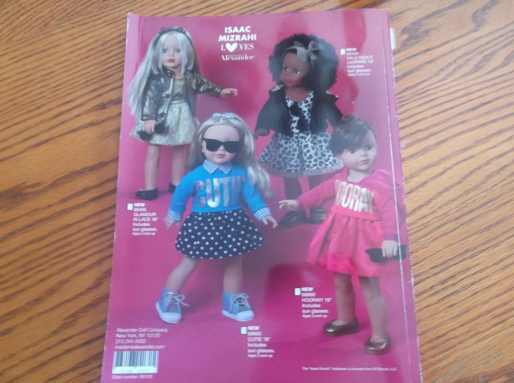 Madame Alexander Doll Catalog 2014 Collection K