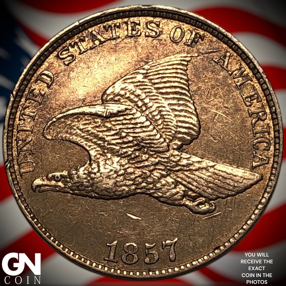 1857 Flying Eagle Cent Penny Z2835