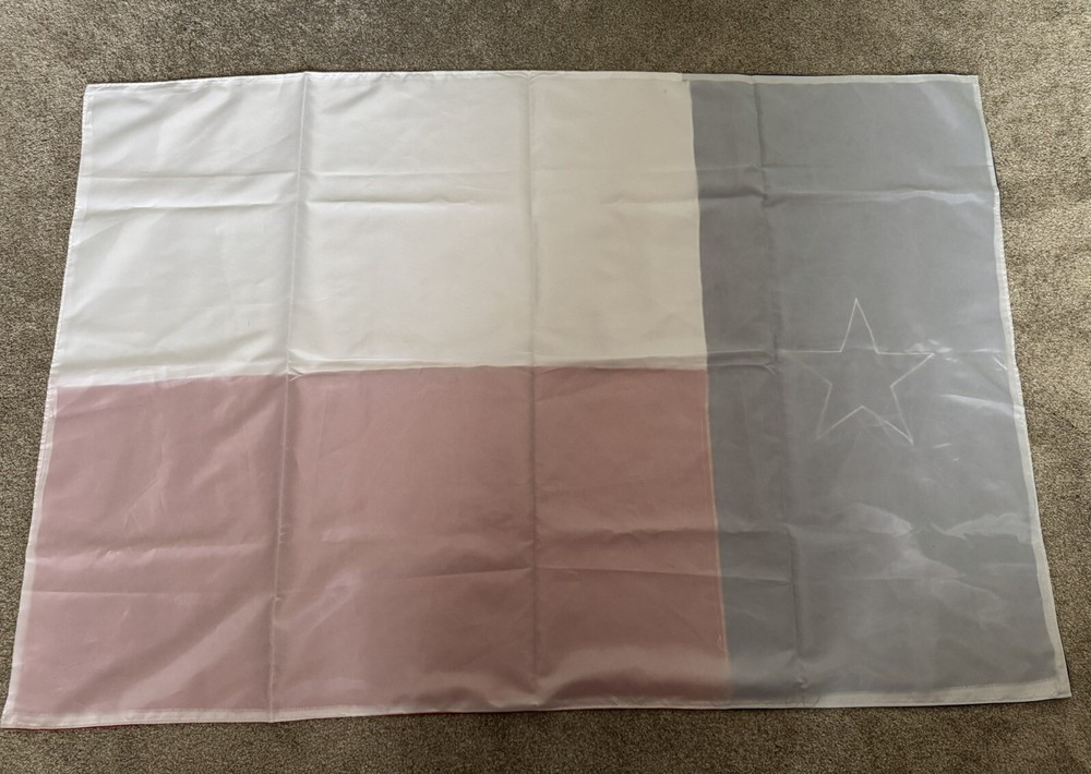 Texas State Flag Indoor Man Cave Display Silk