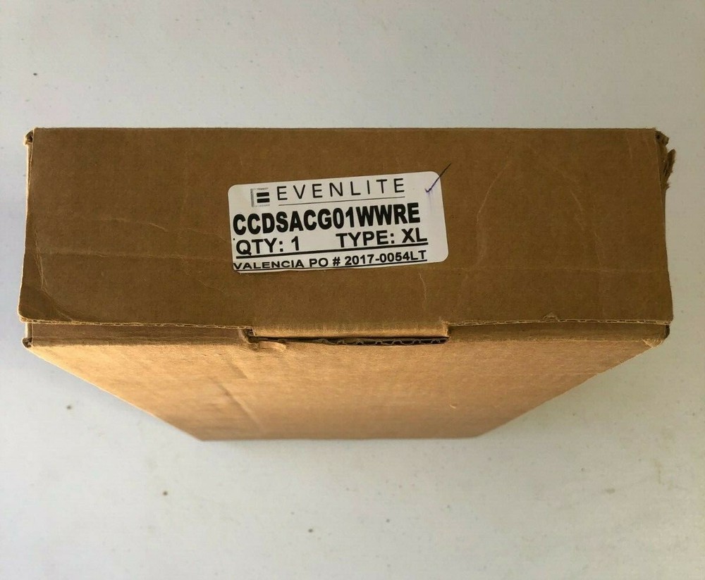 EVENLITE Exit Sign LED with Green Letters CCDSACG01WWRE