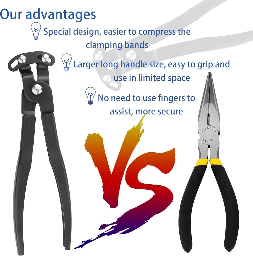 30600 Offset Boot Clamp Plier Cv Joint Boot Clamp Pliers Replacement Tool