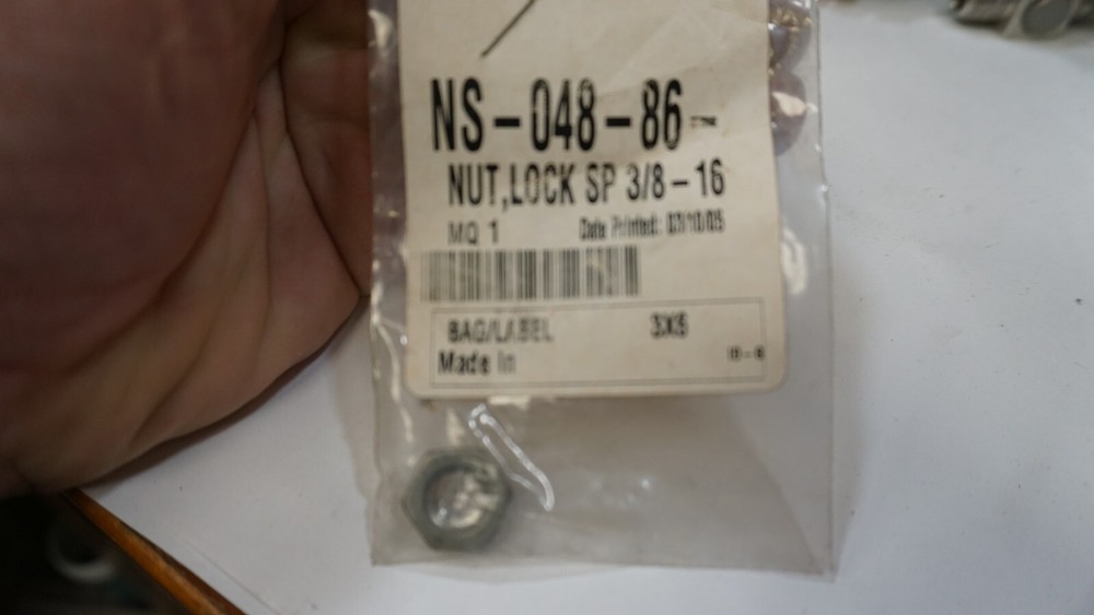 Hobart NS-048-86 Lock Nut, Thin, 3/8-16, Flexloc