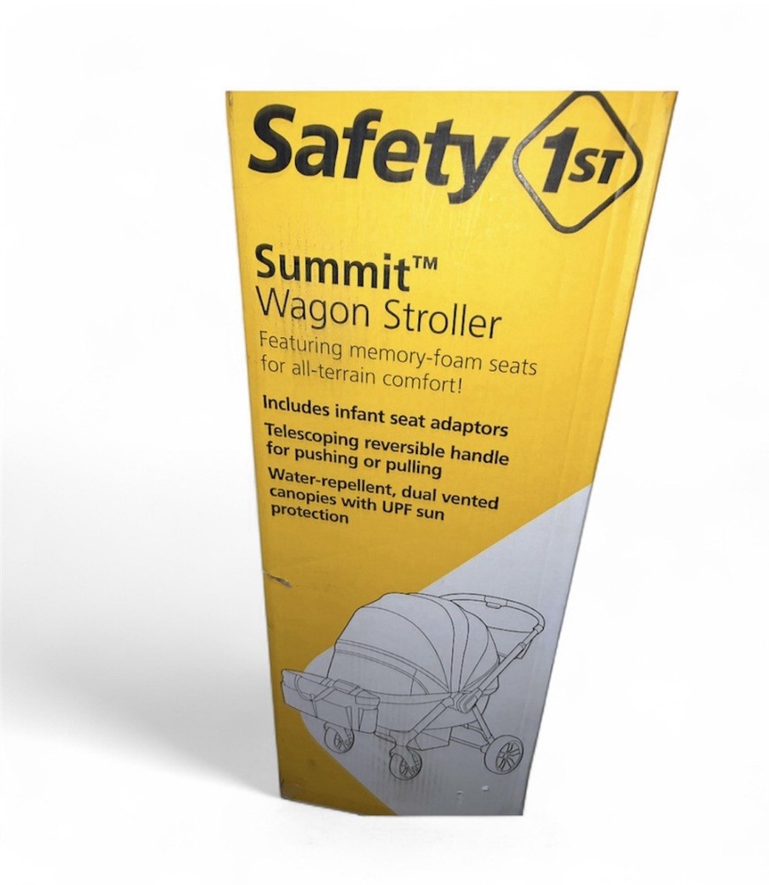 Safety 1st Summit Wagon Stroller All-Terrain 3-Mode Folding Push/Pull Blue