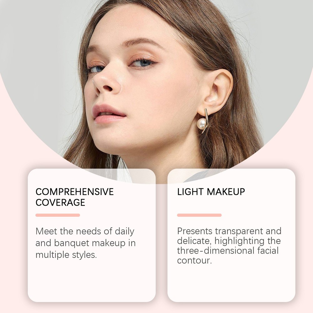 Multi Functional Makeup Pallet – Eyeshadow Contouring Blush Highlight Use 💄