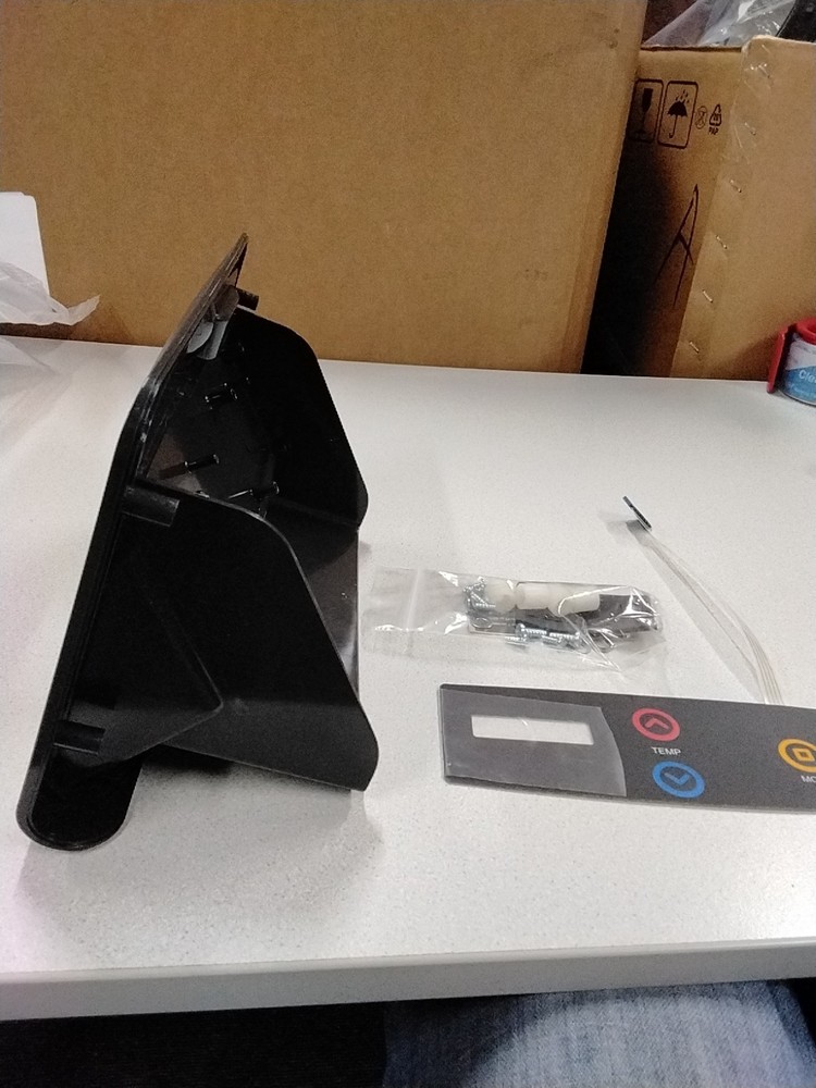 Raypak 009491F – OEM pool heater control bezel with switch decal