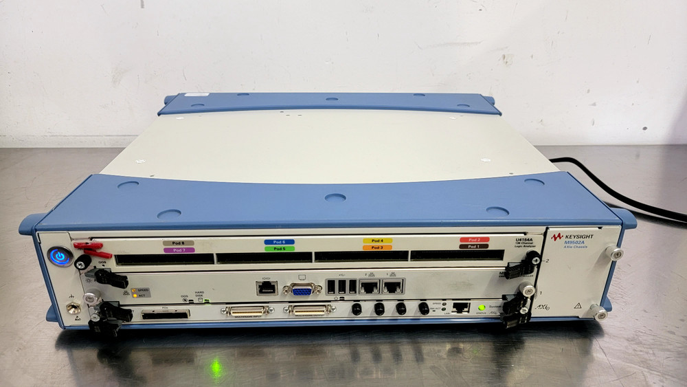 Keysight M9502 AXIe Chassis With (2) Modules: (1) M9536A Controller, (1) U4154A