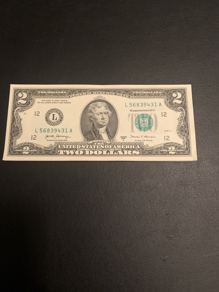 10 ($2) TWO DOLLAR BILLS UNCIRCULATED SEQUENTIAL - BUY MORE, SAVE MORE!