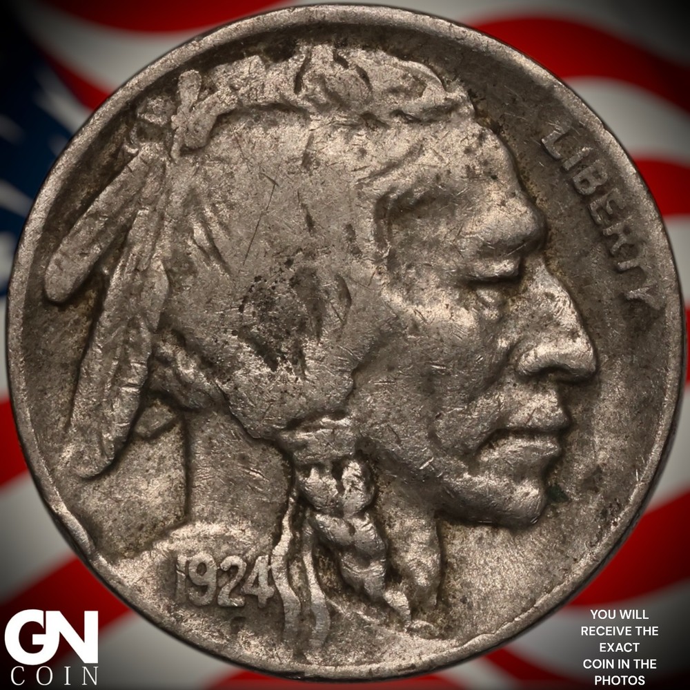 1924 D Buffalo Nickel A1524