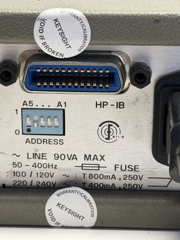 HP 8152A Optical Average Power Meter - Power tested, functions untested