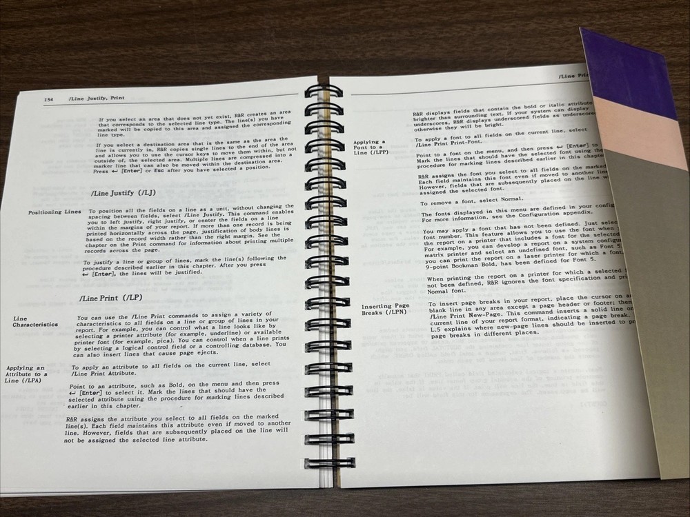 Concentric Data Systems R&R Relational Report Writer dBase Manual 1988 Version 3