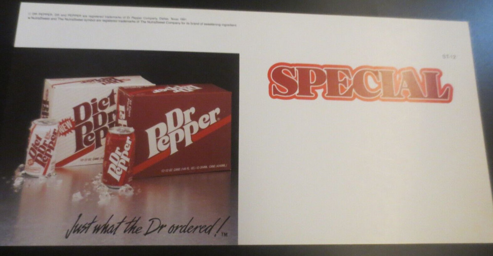 3 DIfferent Dr Pepper Store Price Tags