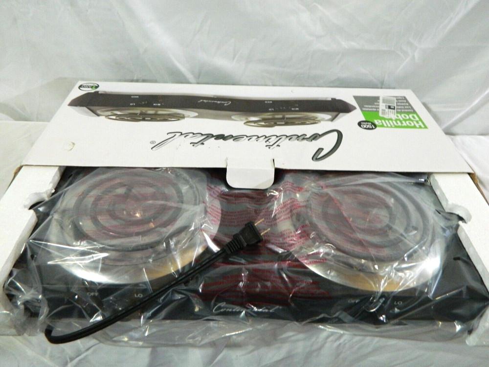 Continental Electric Double Burner Model CE23319 Cool Touch Handles