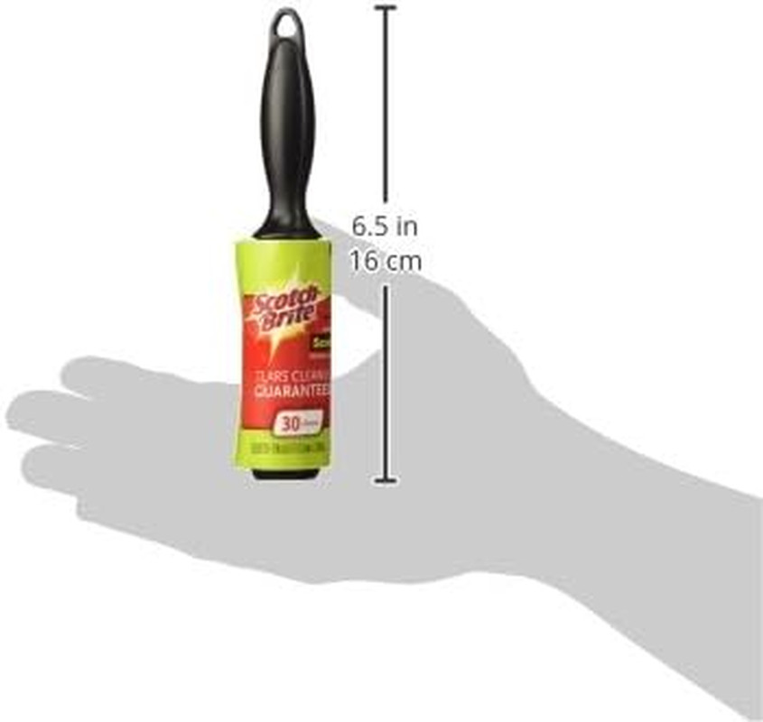 Scotch Mini Lint Rollers, 3-Pack (30 Sheets Each), Portable Sticky Remover for