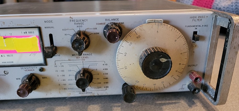 Hewlett Packard 334A Distortion Analyzer