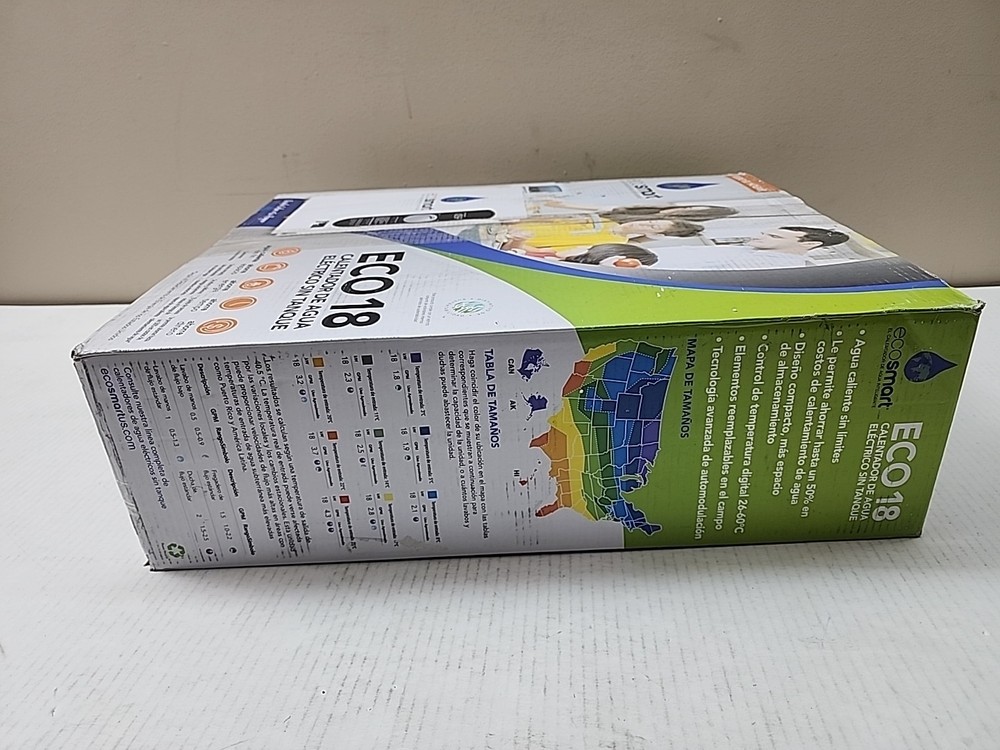 EcoSmart 18 kW 3.51 GPM 240-Volt Electric Tankless Water Heater ECO 18