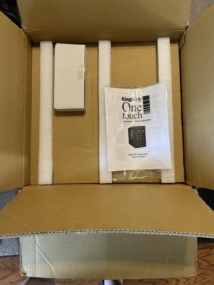 Kingdom One Touch KDV7A Professional Optical CD DVD Duplicator Open box, NEW