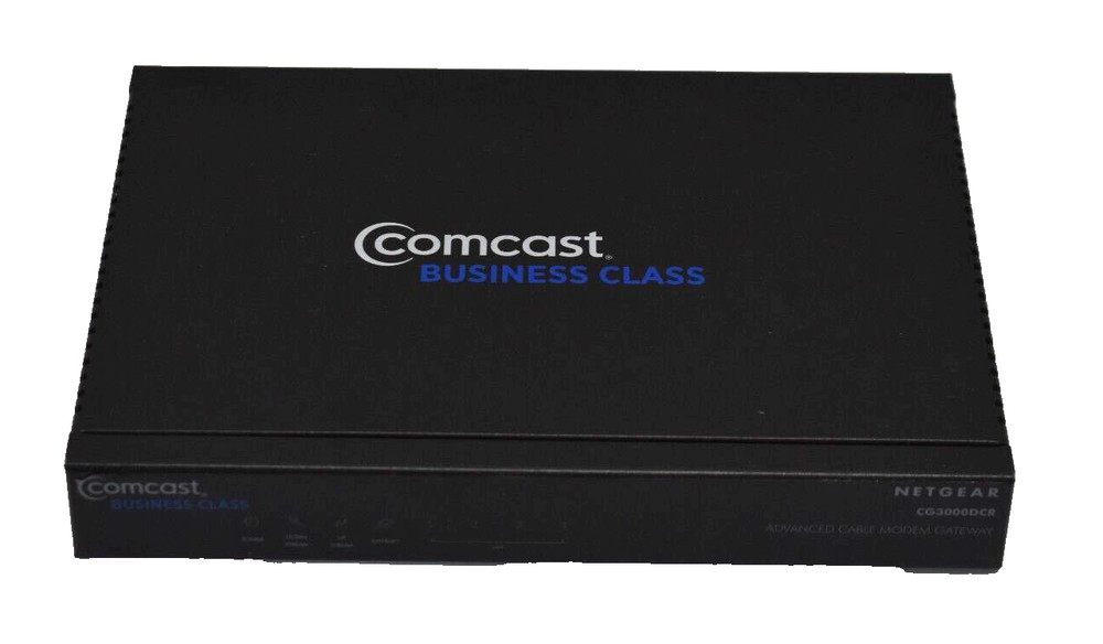 Netgear Comcast Advanced Cable Modem Gateway CG3000DCR Business Class Device