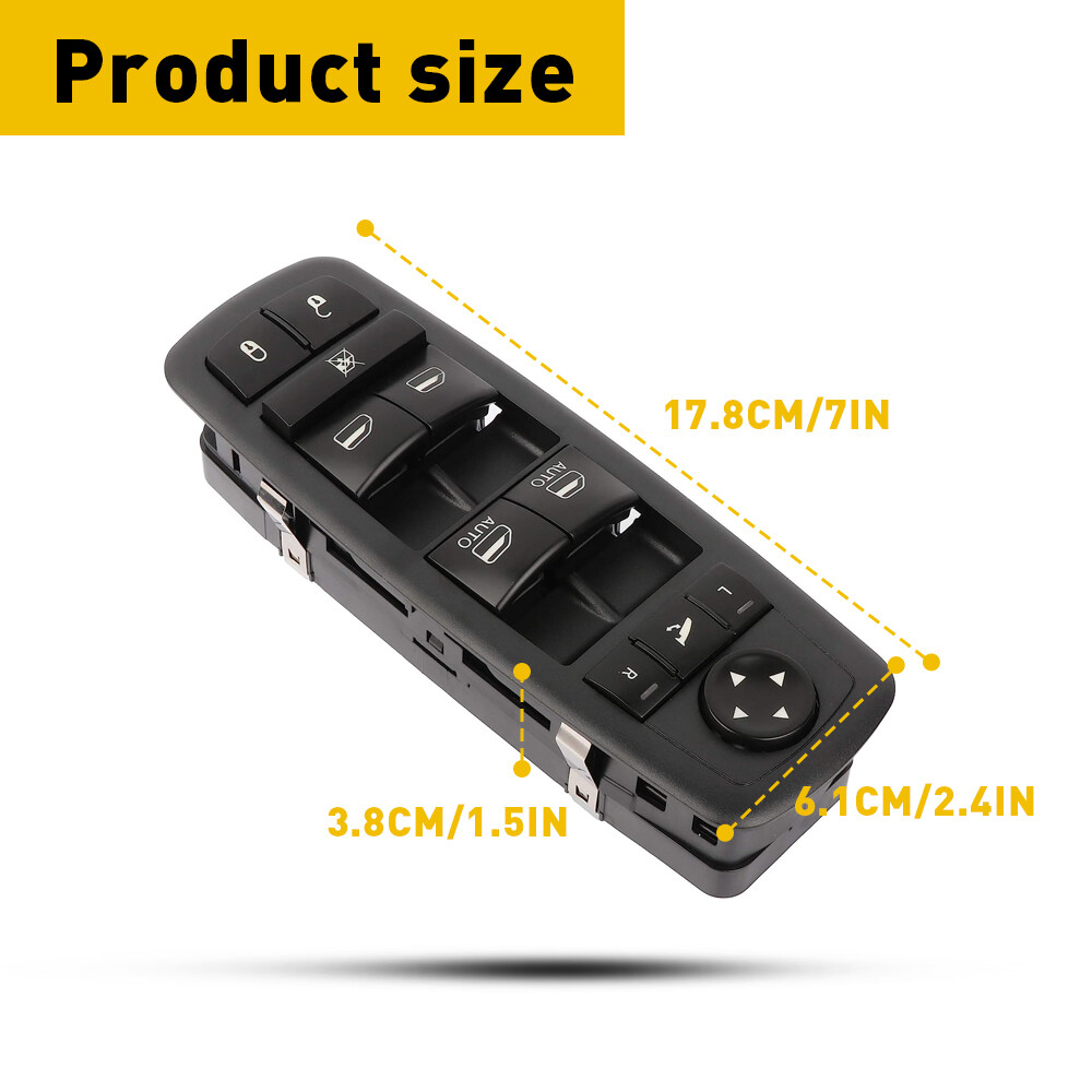Left Driver Power Window Master Control Switch For 2012-2016 Dodge Grand Caravan