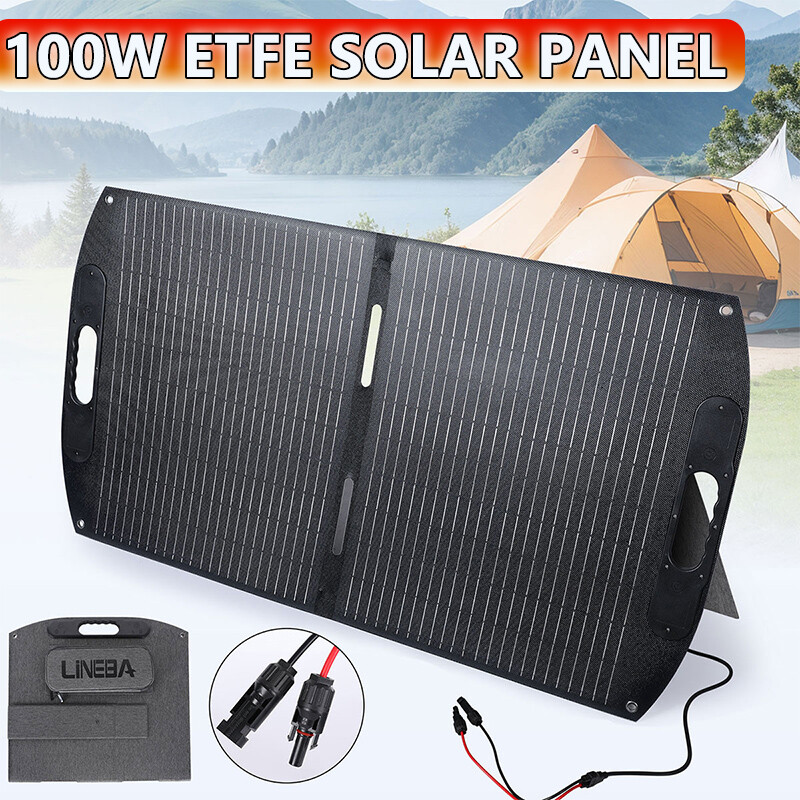 200W Foldable Solar Panel for Power Station Monocrystalline Caravan Camping RV