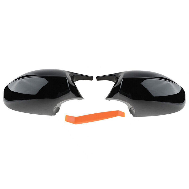 For BMW E90 E91 E92 E93 PRE-LCI Gloss Black M3 Style Side View Mirror Cover Caps