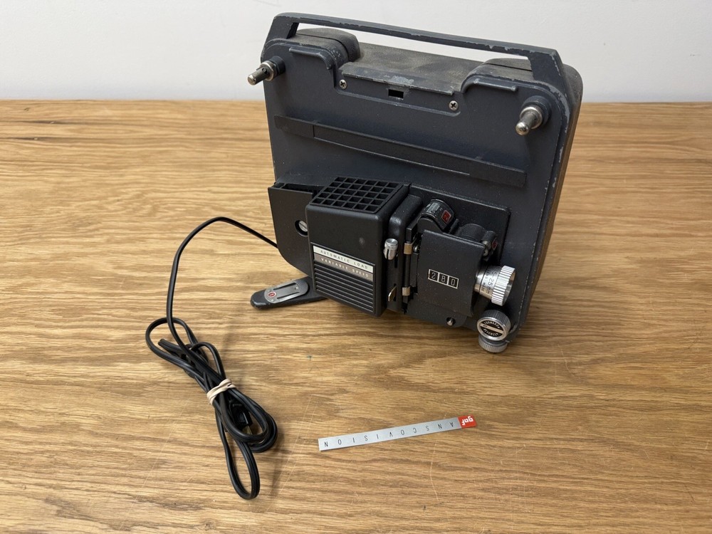 Vintage GAF Anscovision 8 mm Projector Model 280 Auto Load Multiple Speed
