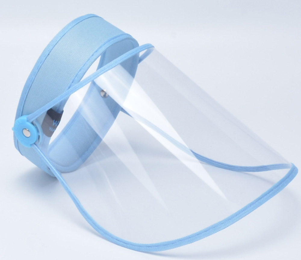 2 pack Reusable Face Shield Adjustable Flip Up Visor Whole Face Clear Dust Visor
