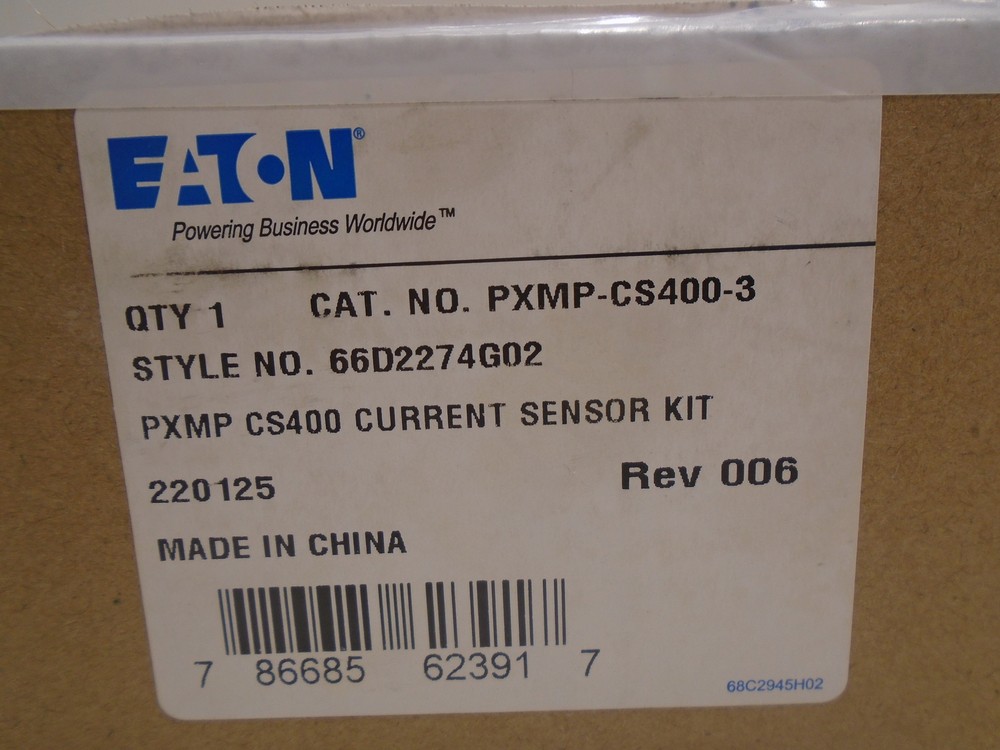 *NEW* EATON PXMP-CS400-3 CURRENT SENSOR KIT 400A