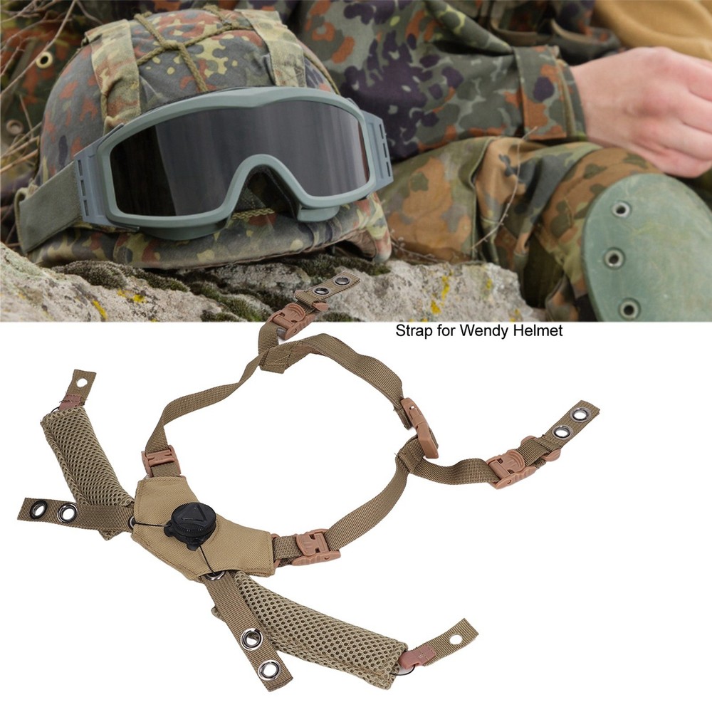 Adjustable Dial Suspension System Chin Strap For Fast Helmet Trending❀