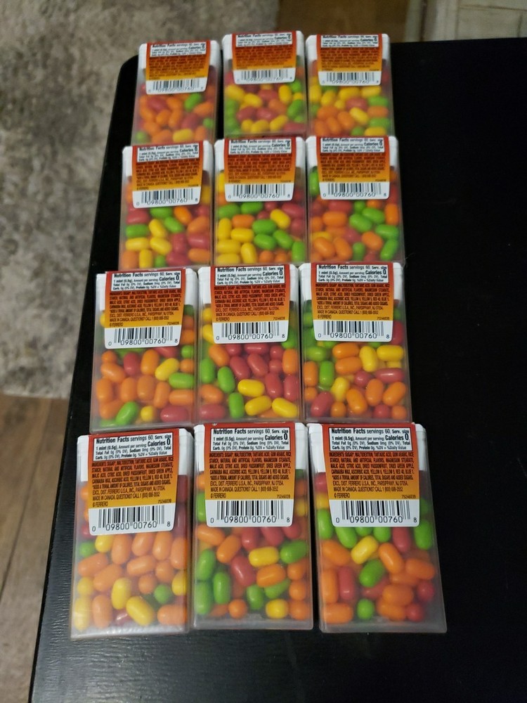 Tic Tac Fruit Adventure Mints, Bulk 12 Pack 1 Oz Each, 60 Mints PER Pack