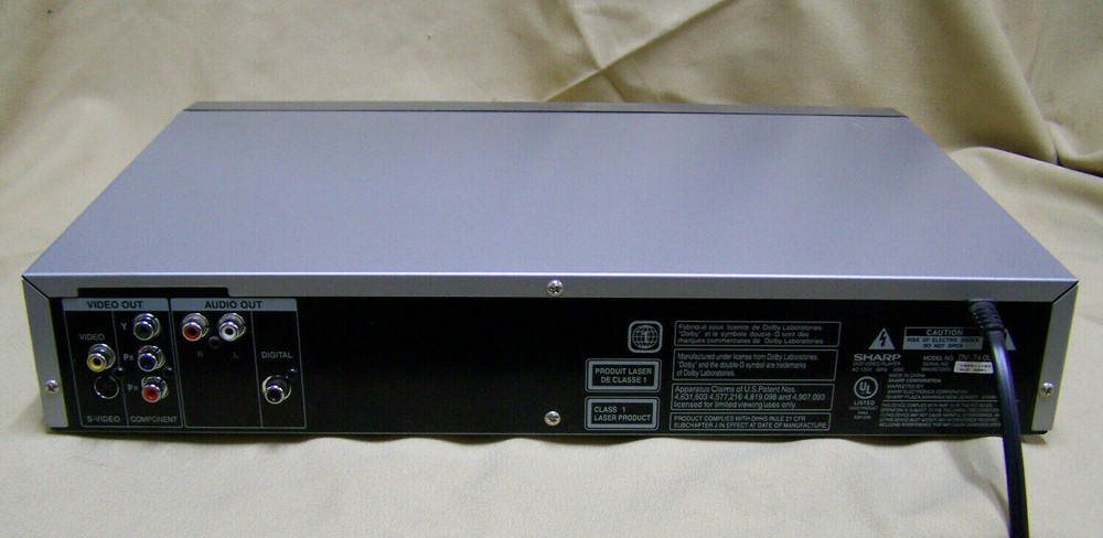 Sharp DV-740U Digital Video DVD Player
