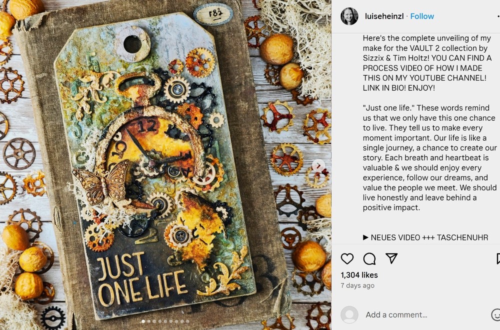 New Sizzix Thinlits 15pc Boutique #666607 Retail $20.99 by Tim Holtz Vault