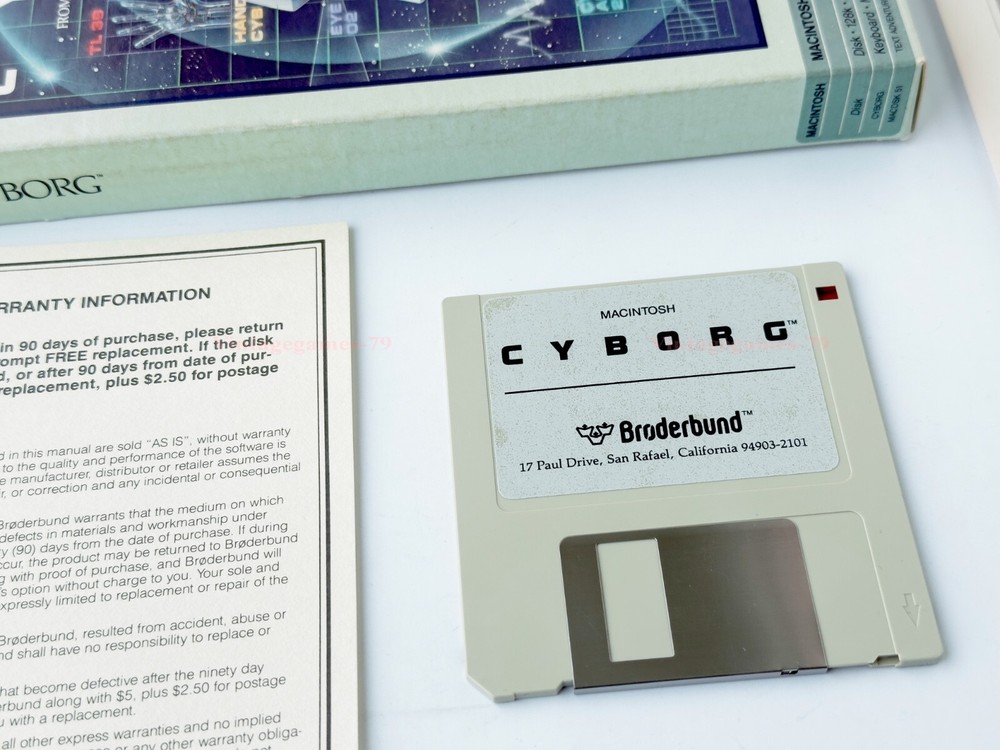 Cyborg - Broderbund - 1984 / Macintosh