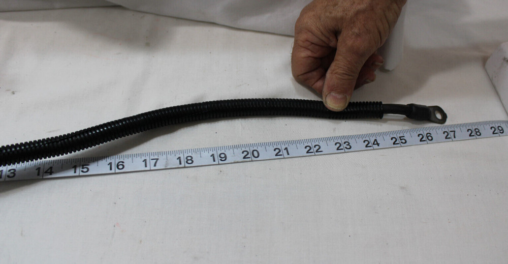 1987-1990 FORD MUSTANG STARTER CABLE WITH ENGINE MOUNT BRACKETS 2.3 LTR