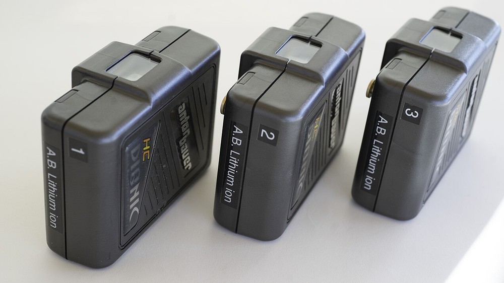 Anton Bauer Dionic Batteries, charger and accessories