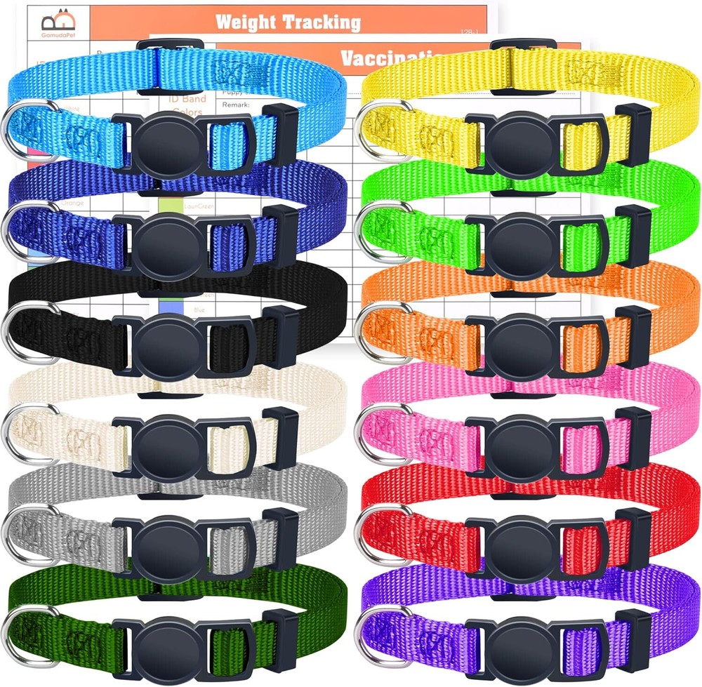 GAMUDA Pet ID Puppy Collar - MEDIUM