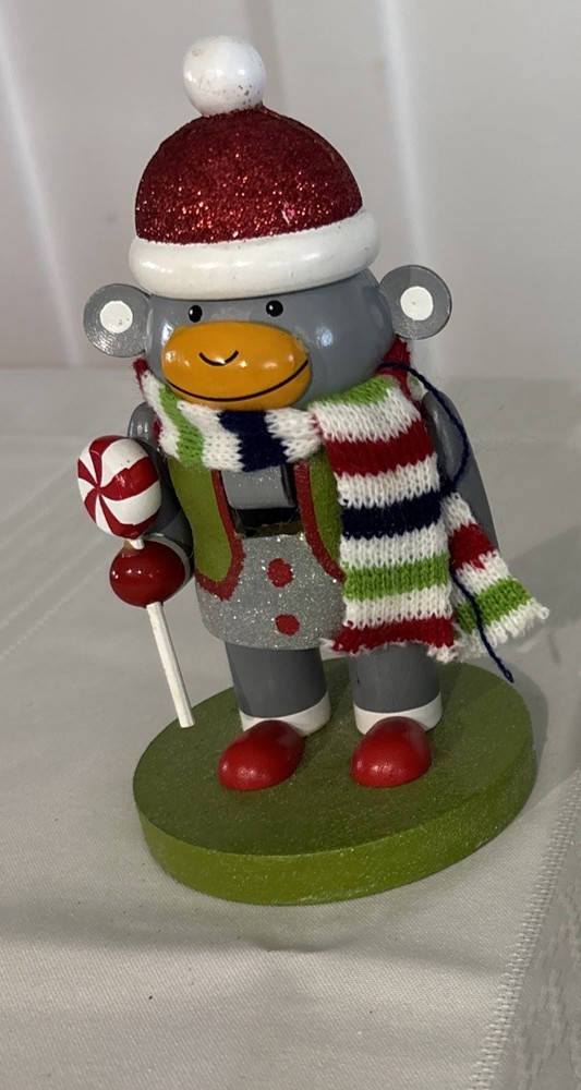 SOCK MONKEY CHRISTMAS NUTCRACKER