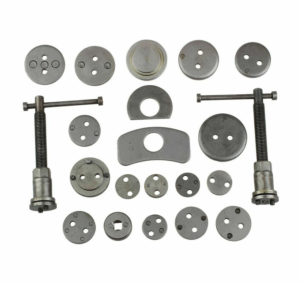 Brake Rewind Tool Kit Universal 22Pc Car Disc Caliper Wind Back Autojack Set