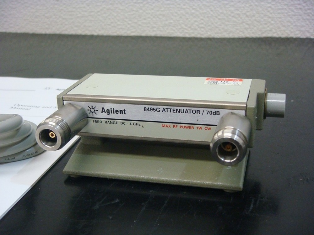 Agilent 8495G‑001 DC‑4GHz 70dB Programmable Step Attenuator Tested Working