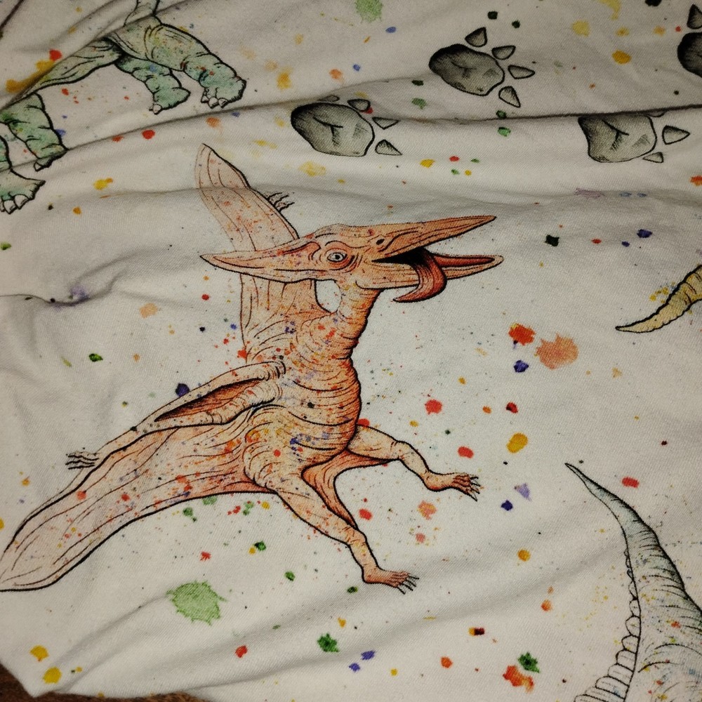 Jaxson Designer Fitted Dinosaur Watercolor Crib Sheet