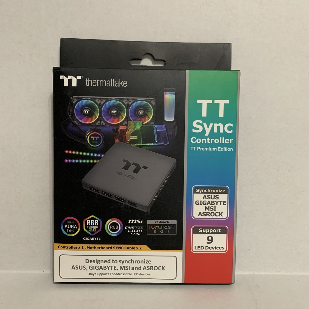 Thermaltake TT Sync Controller Premium Edition – Open Box(New),ASUS/MSI/Gigabyte
