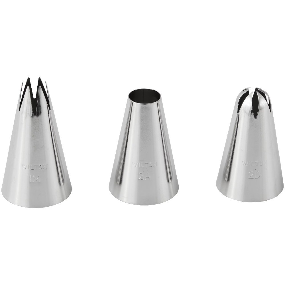 Extra Large Decorating Tip Set, 3-Piece