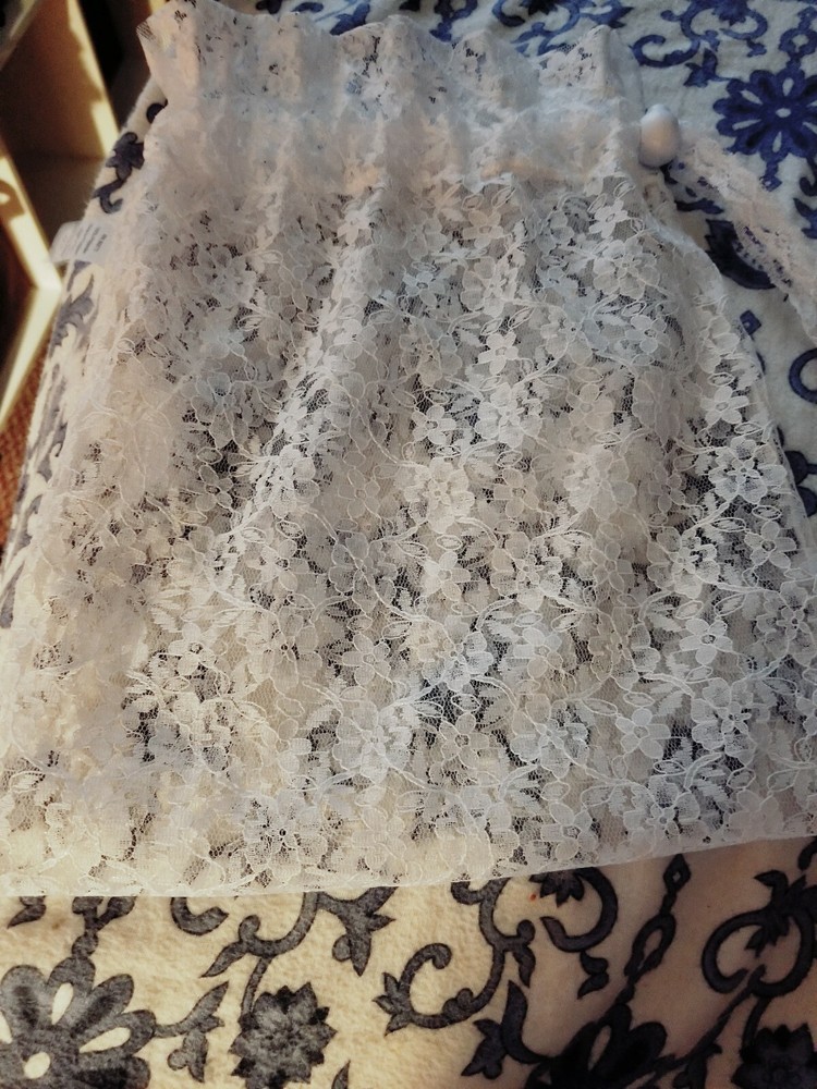 Chantilly Lace Draw String Lingerie Bag 10 x 8