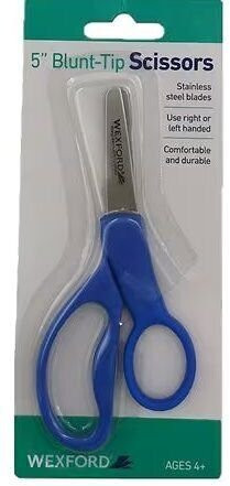 Wexford 5" Blunt Scissors Pack of 1 Assorted Colors