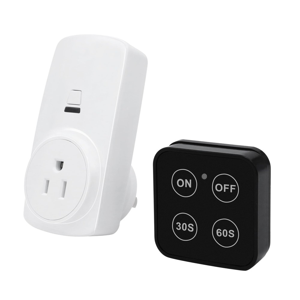 Garbage Disposal Wireless Switch Kit with 30s 60s Portable Timer Remote