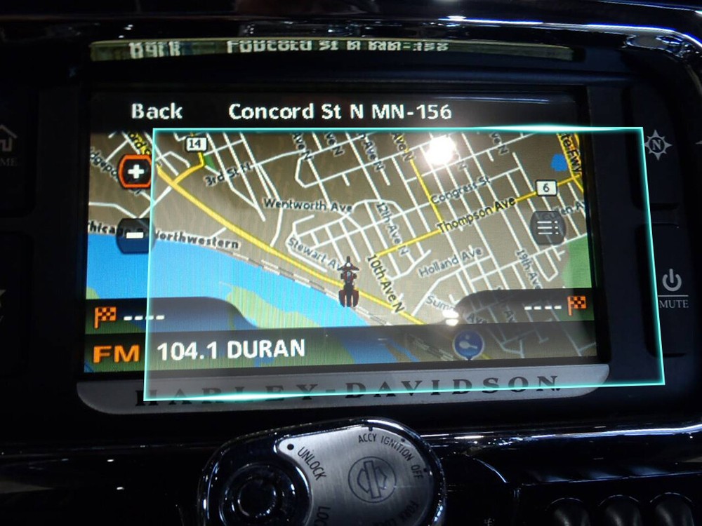 Crystal Clear Screen Protector for 2015 Harley-Davidson Vehicle Navigation