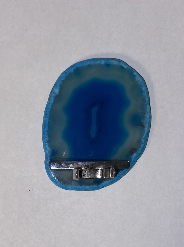 Blue Agate Night Light – Dusk-to Dawn Smart Sensor & Natural Geode Glow