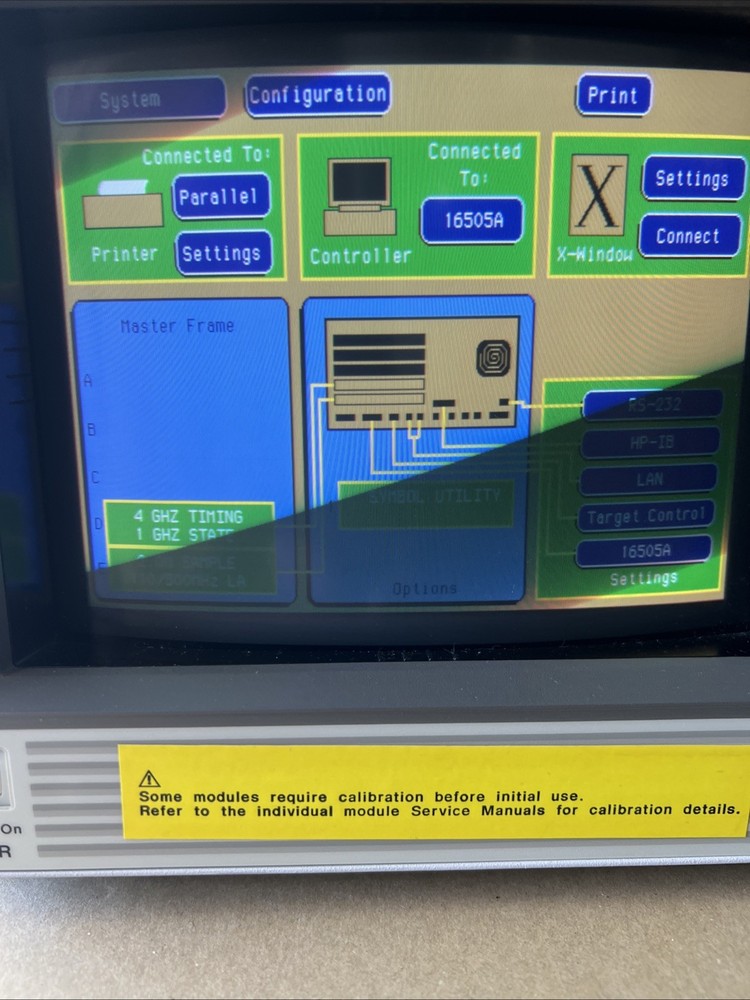 Agilen 16500C Logic Analysis system