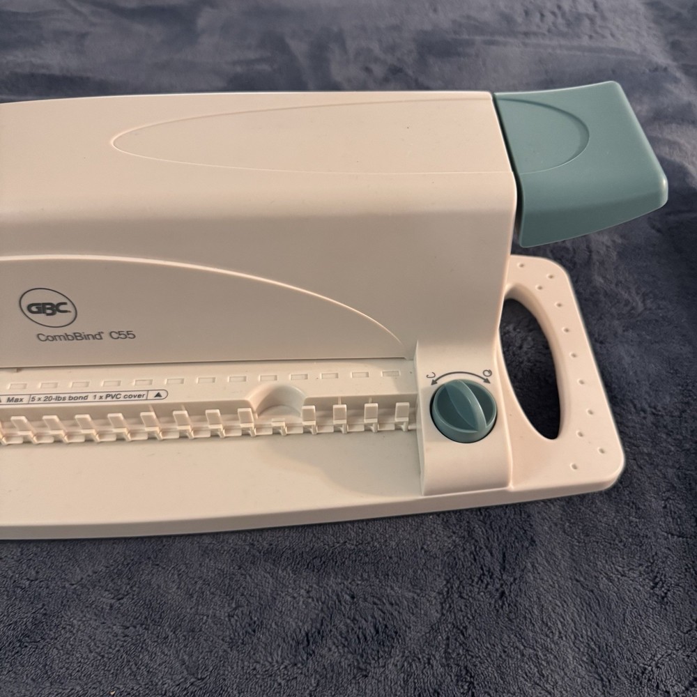 GBC CombBind C55 Spiral Binder Presentation Binding System With Combs