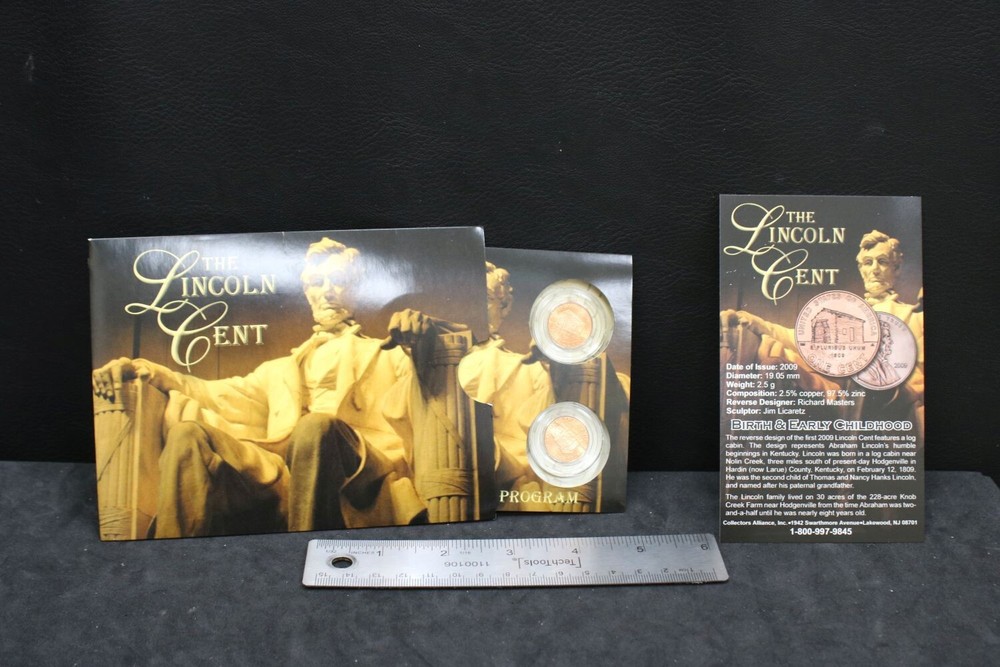 2009 P&D THE LINCOLN CENT BICENTENNIAL PROGRAM UNCIRCULATED COINS ISSUE 1-4 #730