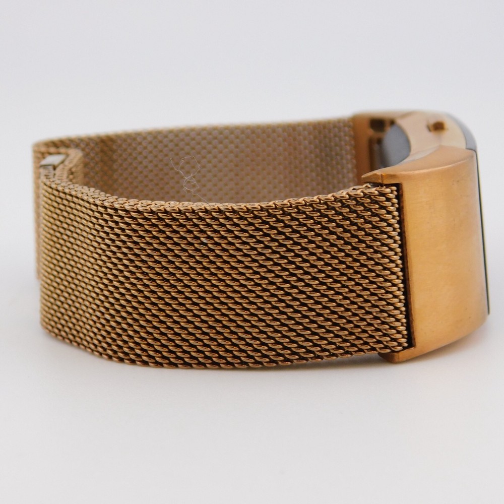 Fitbit FB407 Mesh Band Digital Unisex Watch Untested.